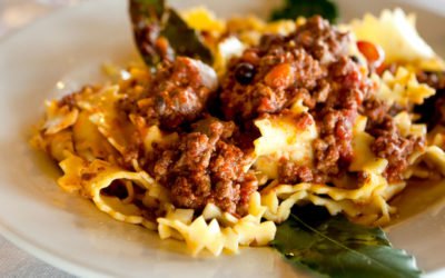 Nudeln mit Hasenragout (Pappardelle sulla lepre)