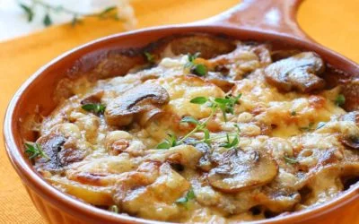 Kartoffel Pilz Gratin