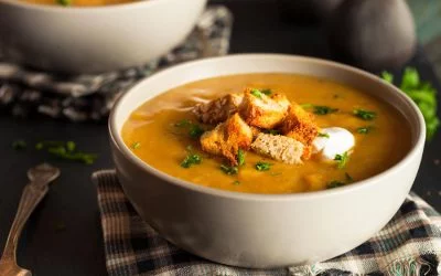 Kürbissuppe – heiß, cremig, würzig!