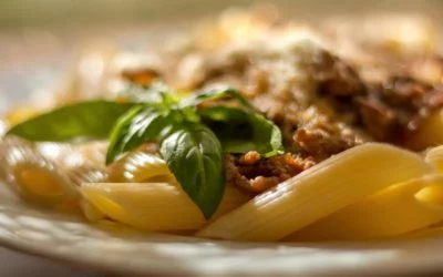 Penne Rigarte mit Sauce Bolognese