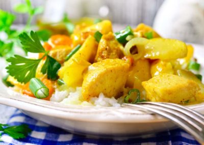 Calvados-Curry-Haehnchen