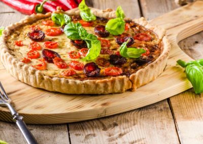 Chorizo-Tarte