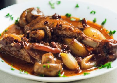 Coq-au-vin-klassisch