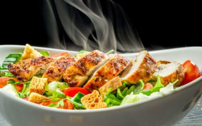 Ceasar Salat mit Hühnerbrust