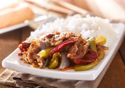 Chinesisches-Rindfleisch-Szechuan