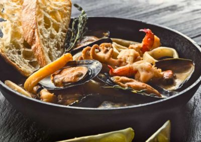 Mediterrane-Muschelsuppe