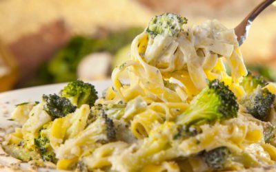 Tagliatelle mit Brokkoli und Provolone