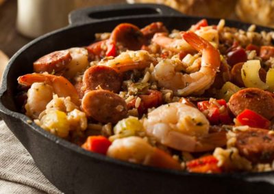 Suedstaten-Paella-Cajun-Jambalaya