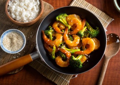 Teriyaki Garnelen