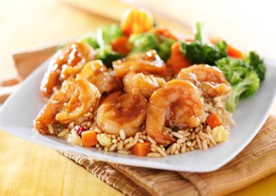 Teriyaki Garnelen