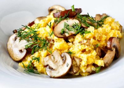 Pilz-Hirsotto-vegan