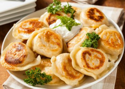 Gebratene Piroggen