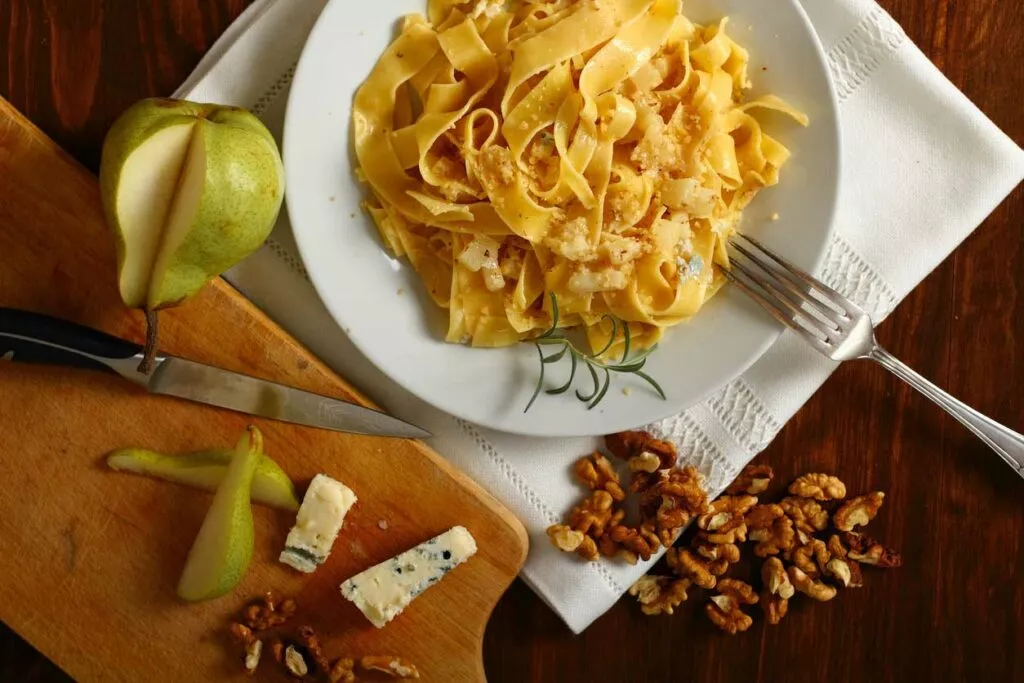 Pappardelle mit Gorgonzola