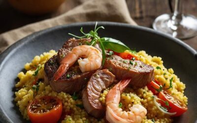 Couscous Surf and Turf