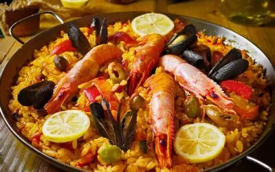Meeresfrüchte Paella