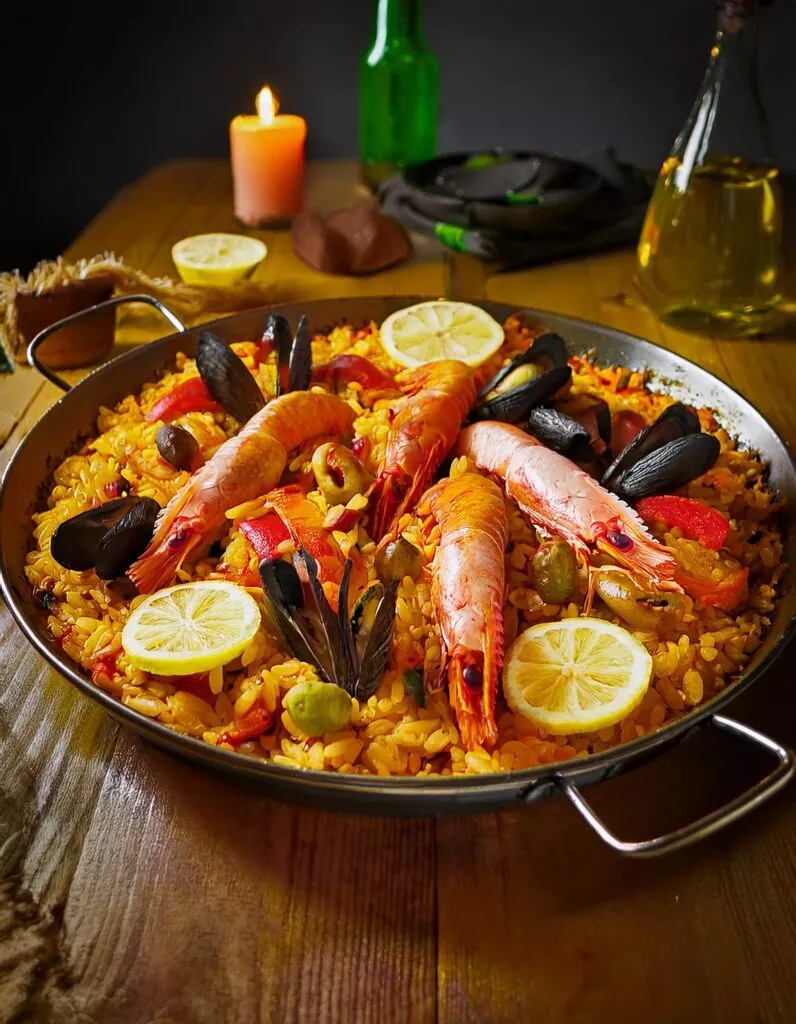 meeresfruechte paella