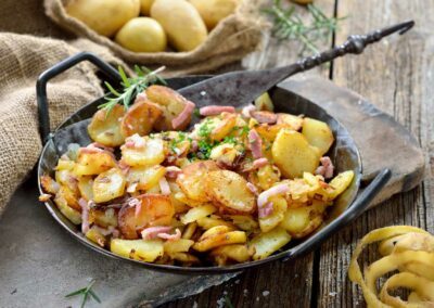 Bratkartoffeln mit Speck