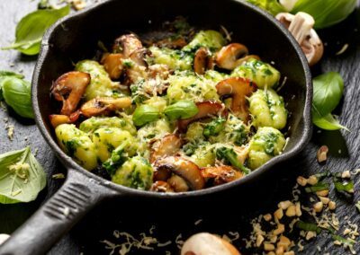 Gnocchi Pilz Pfanne