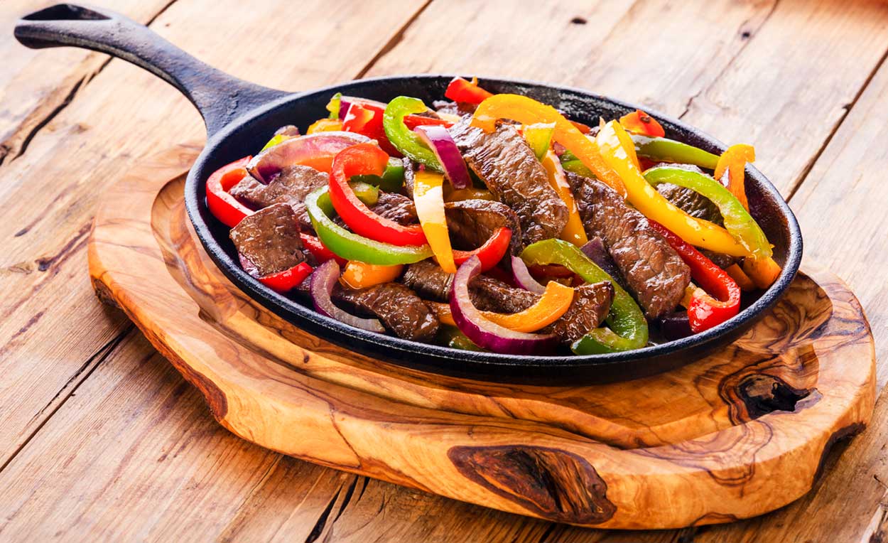 Fajitas mit Rindfleisch und Paprika - Gesund gut Essen