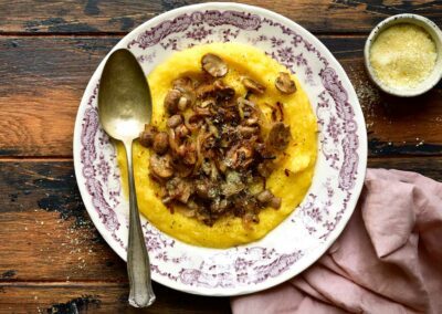 Polenta mit Pilzen