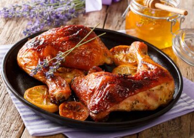 Zitronen Lavendel Hähnchen