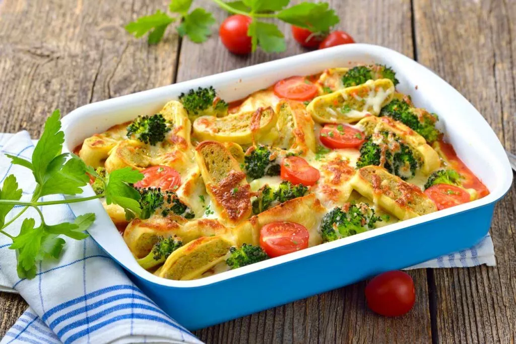 Maultaschen Spinat Auflauf