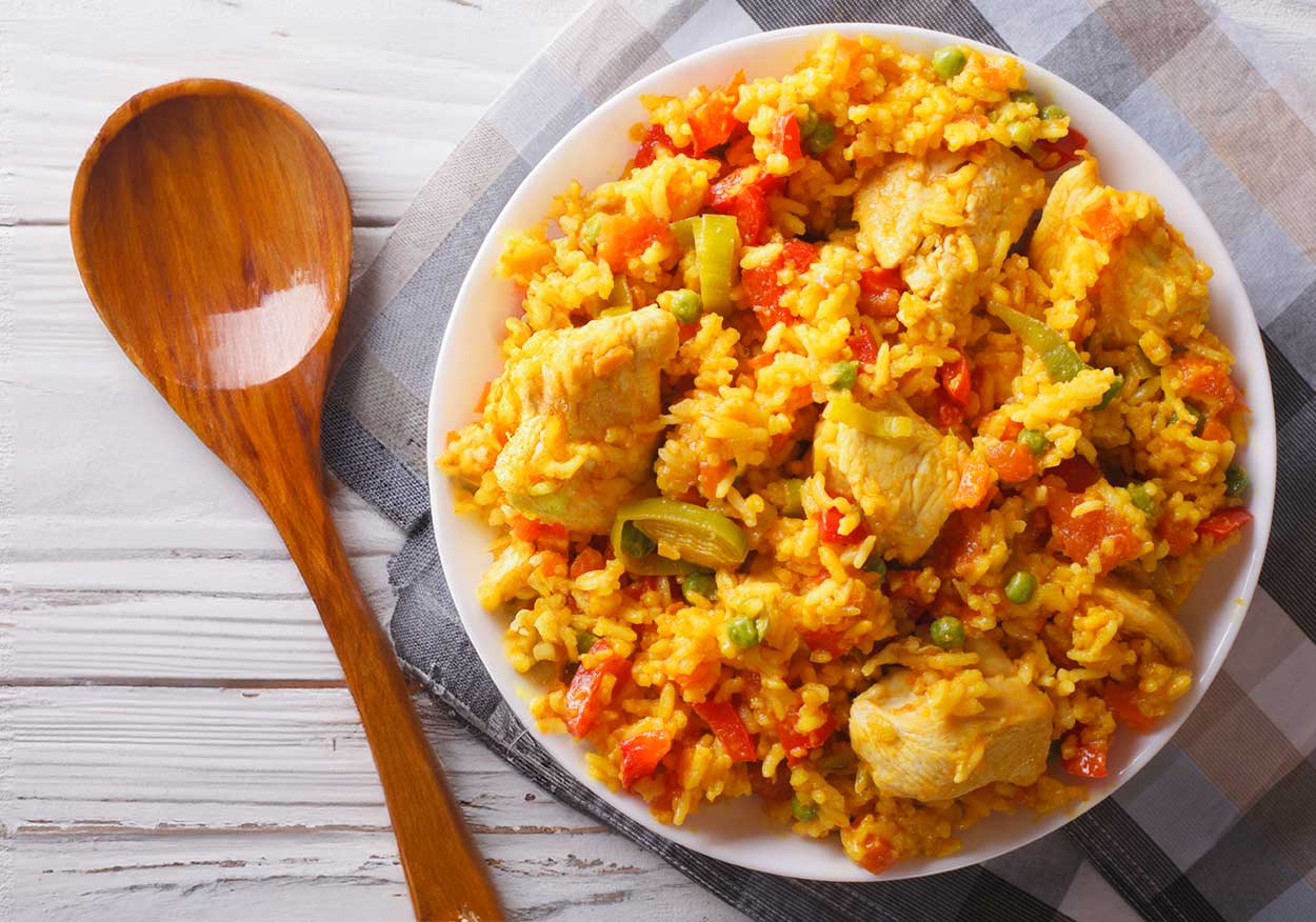 Arroz con Pollo Gesund gut Essen