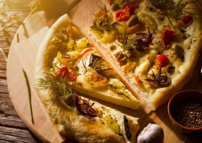 Focaccia-mit-Gemüse-und-Fenchelsaat