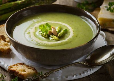 Grüne Spargelsuppe