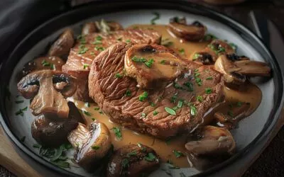 Rindersteak mit Champignons