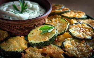 Ein knuspriger Genuss: Luftfritteuse Zucchini Chips