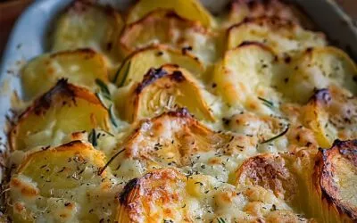 Kartoffelgratin mit Gorgonzola