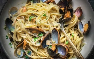 Linguine in einer aromatischen Muschelsauce