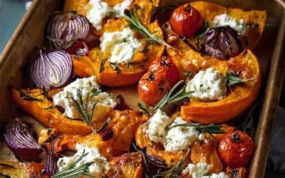 Ofenkürbis mit Feta: Einfach & Lecker