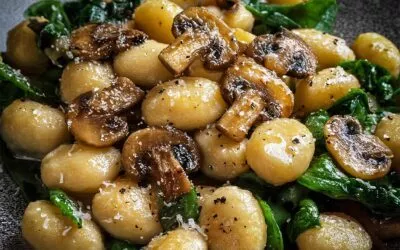 Champignon-Spinat-Gnocchi