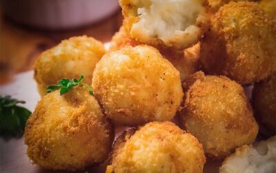 Blumenkohl Mozzarella Bällchen
