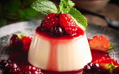 Panna Cotta mit Beeren
