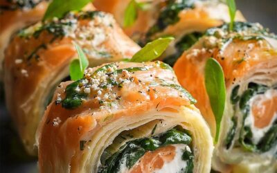 Spinat-Lachs-Rolle
