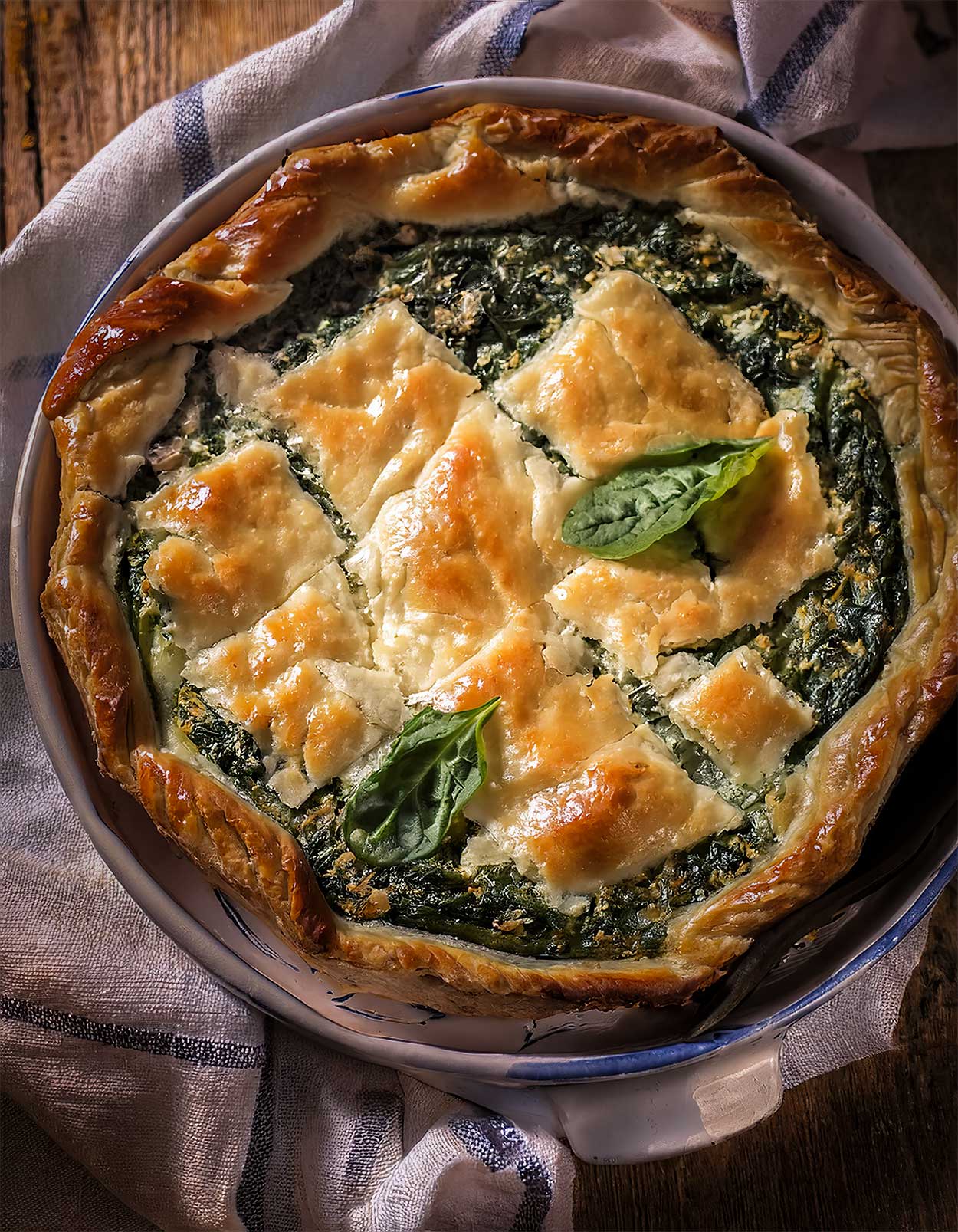 Spinat Ricotta Tarte - Gesund gut Essen