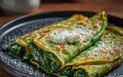 Ricotta-Spinat-Crêpes