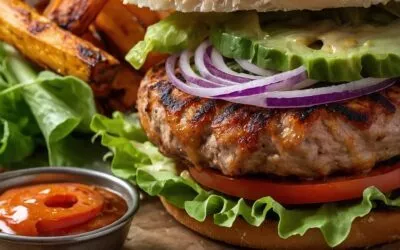 Gegrillter Putenburger