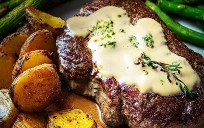 Knoblauch Parmesan Creme Steak