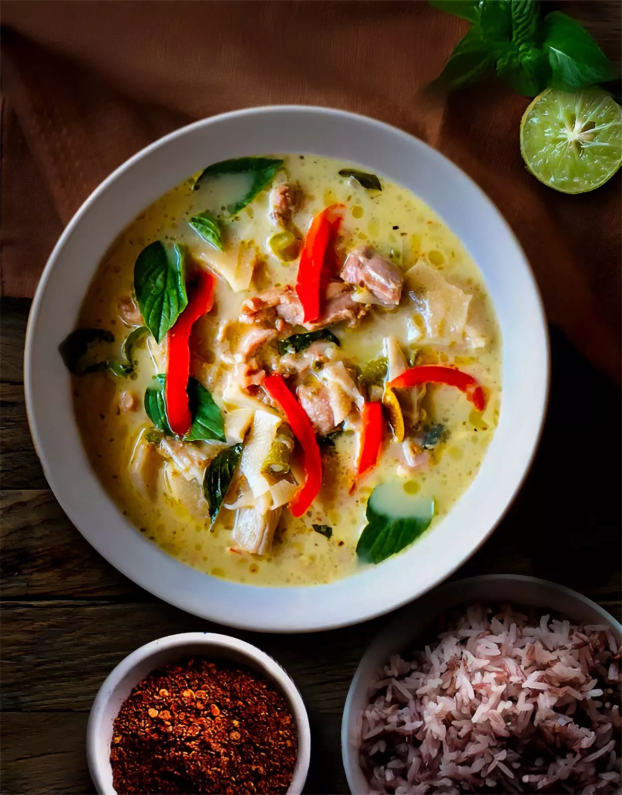 Grünes Hähnchen Curry