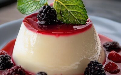 Panna Cotta mit Beerensauce