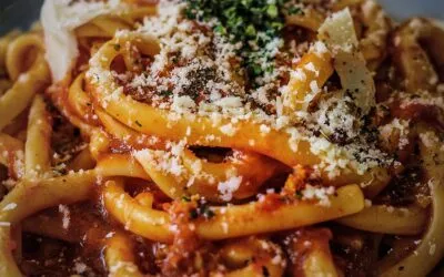 Pici mit Knoblauch