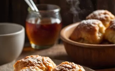 Apfelklöße mit Zimt und Zucker