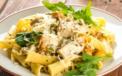 Rigatoni in cremiger Gorgonzolasauce