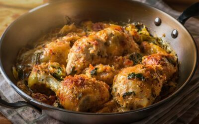 Ligurische Hähnchenpfanne