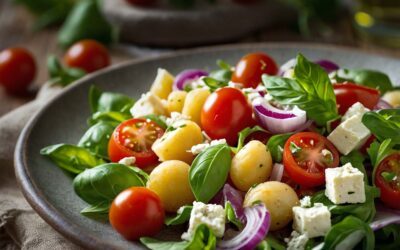Mediterraner Gnocchi-Salat mit Feta und Tomaten: Ein Sommerfest auf dem Teller!
