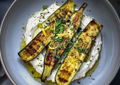 geroestete zucchini